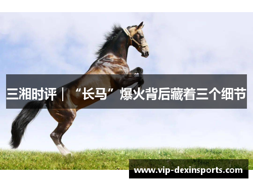 三湘时评｜“长马”爆火背后藏着三个细节